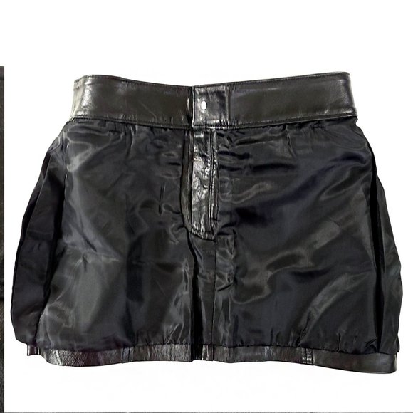 LeatherCult | Napa Leather Skirt NWT Handmade - Picture 6 of 11